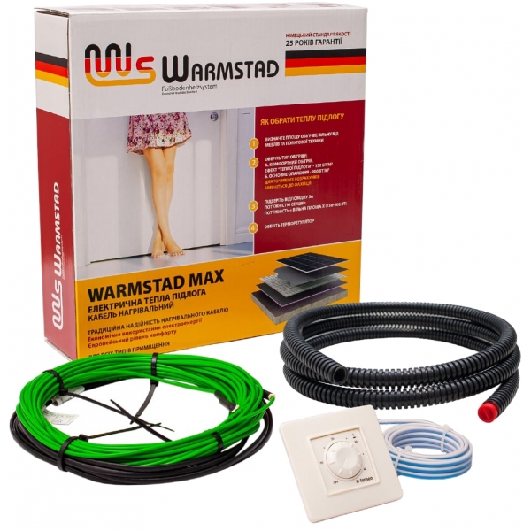 Warmstad Max EcoTWIN-220-18 W/m с терморегулятором RTP